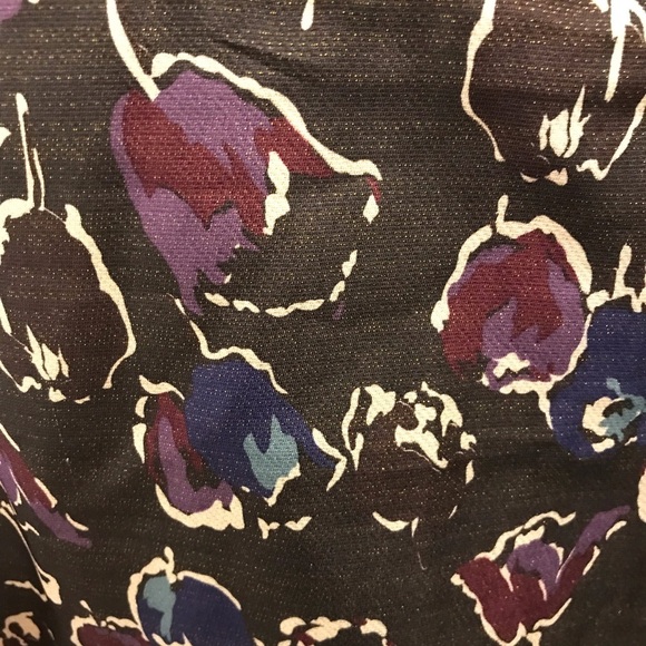 NWT American Eagle Strapless Floral Dress 6 purple - Picture 4 of 10